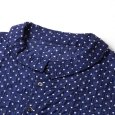 画像11: NARU / ナル 80ローンリップルシンプルドット ワイドカラーシャツ (11)