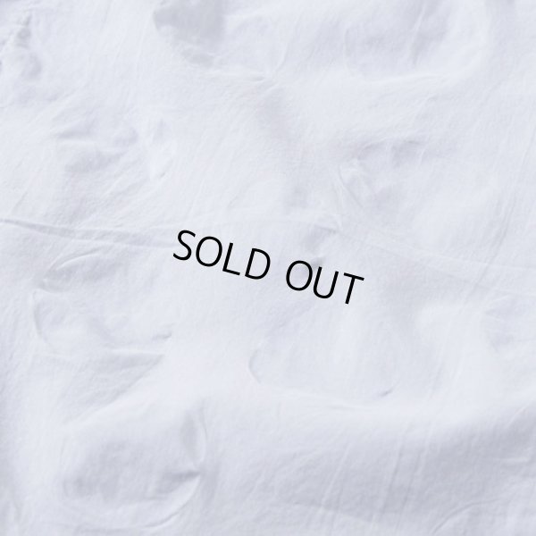 画像4: NARU / ナル ローン塩縮ランダムドット ターキーシャツスタンドカラー (4)