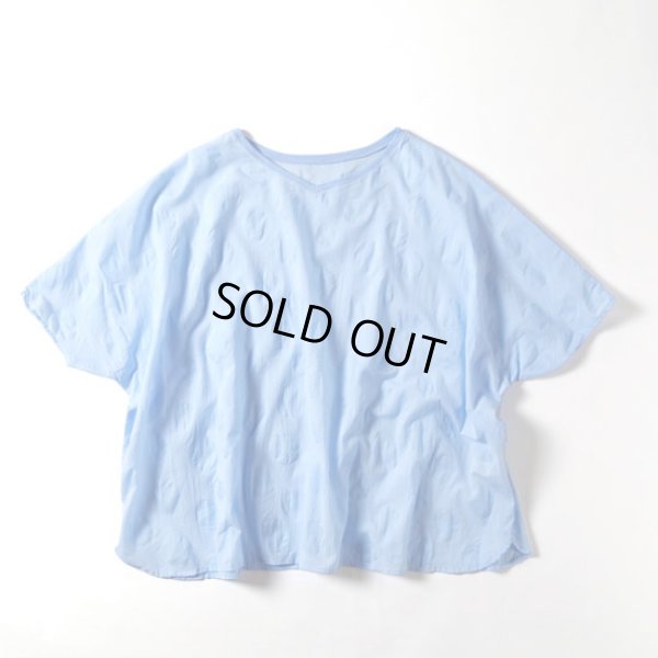 画像8: NARU / ナル ローン塩縮ランダムドットバトーブラウス (8)