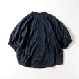 画像8: NARU / ナル ローン塩縮ランダムドット ターキーシャツスタンドカラー (8)