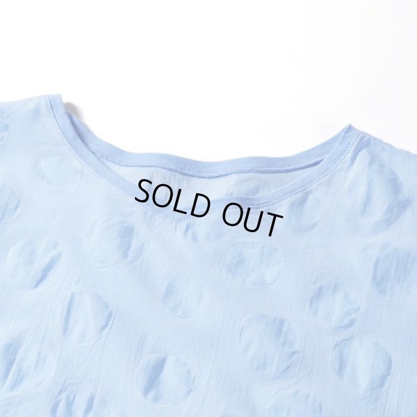 画像2: NARU / ナル ローン塩縮ランダムドットバトーブラウス (2)