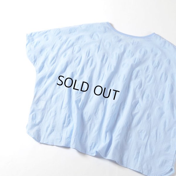 画像9: NARU / ナル ローン塩縮ランダムドットバトーブラウス (9)