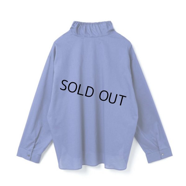 画像9: mizuiroind / ミズイロインド ギャザースタンドカラーシャツ (9)