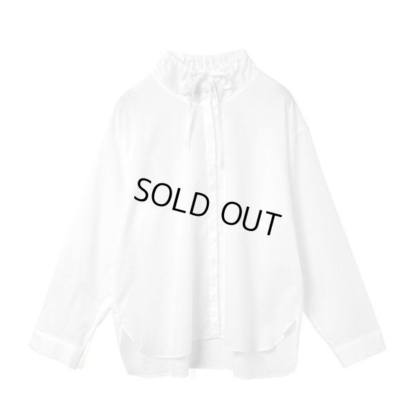 画像5: mizuiroind / ミズイロインド ギャザースタンドカラーシャツ (5)