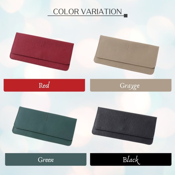 画像11: トナリノショップ 外は薄口、中は濃い口の長財布 Kumel (11)