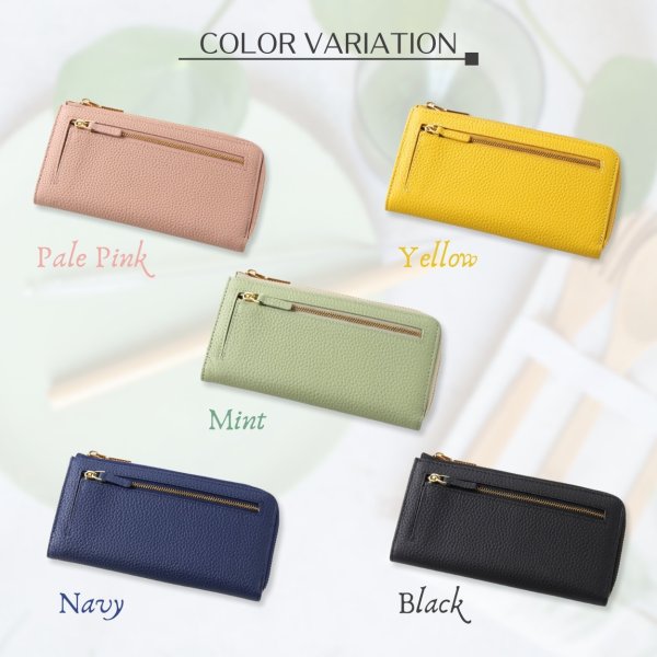 画像13: トナリノショップ LファスナーロングウォレットMyuka (13)