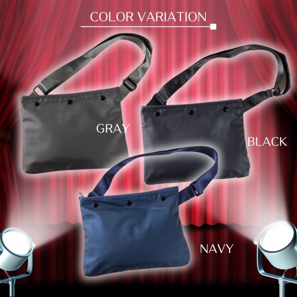 画像10: トナリノショップ しれっと男前サコッシュ2 薄型 軽量 撥水素材 2WAY (10)