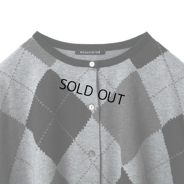 画像9: mizuiroind / ミズイロインド アーガイルプリントカーディガン (9)