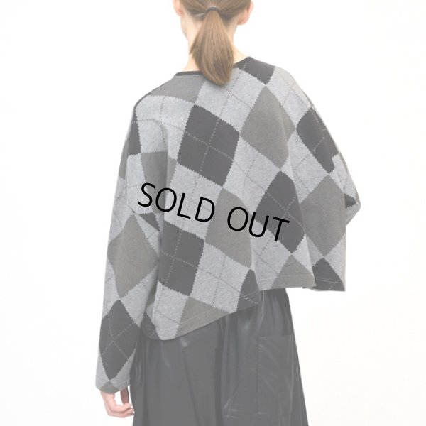 画像7: mizuiroind / ミズイロインド アーガイルプリントカーディガン (7)