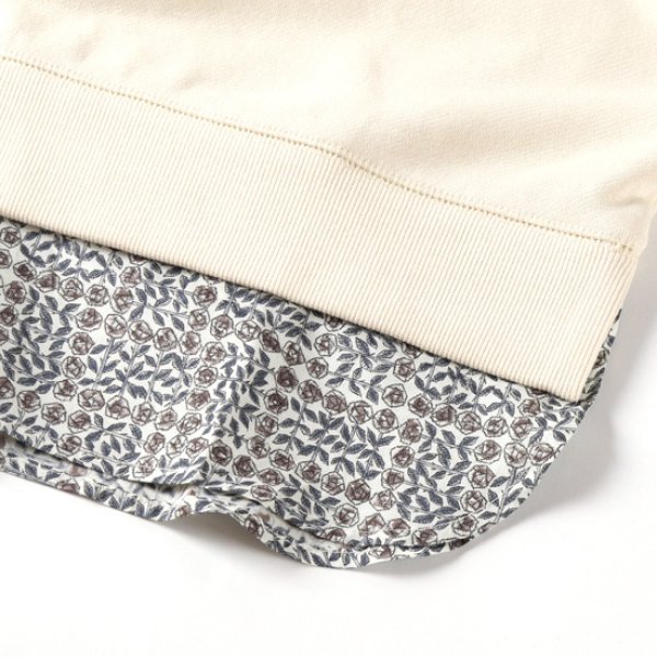 画像10: sosotto / ソソット 裏毛LIBERTY裾プルオーバー (10)