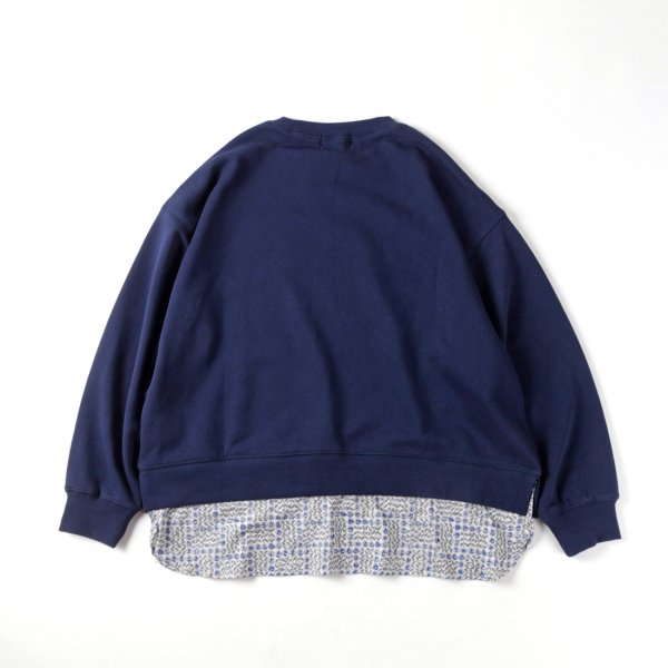 画像8: sosotto / ソソット 裏毛LIBERTY裾プルオーバー (8)