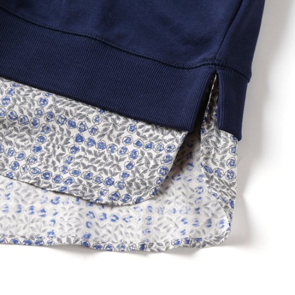 画像6: sosotto / ソソット 裏毛LIBERTY裾プルオーバー (6)