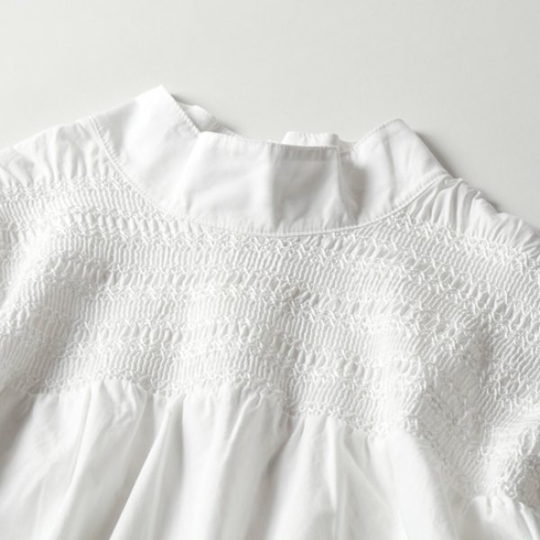 画像12: grin / グリン ベーシック天竺 スモッキング刺しゅうプルオーバー (12)