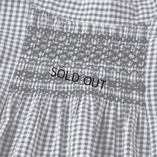 画像4: grin / グリン ブロード スモッグ刺しゅうシャツ (4)