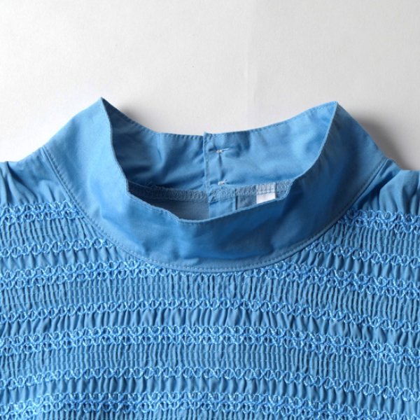 画像2: grin / グリン ベーシック天竺 スモッキング刺しゅうプルオーバー (2)