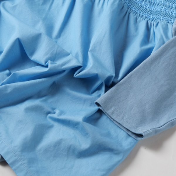 画像7: grin / グリン ベーシック天竺 スモッキング刺しゅうプルオーバー (7)