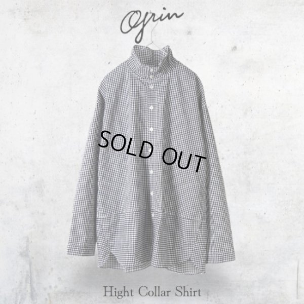 画像8: grin / グリン ブロード ハイカラーシャツ (8)