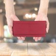 画像6: トナリノショップ 外は薄口、中は濃い口の長財布 Kumel (6)