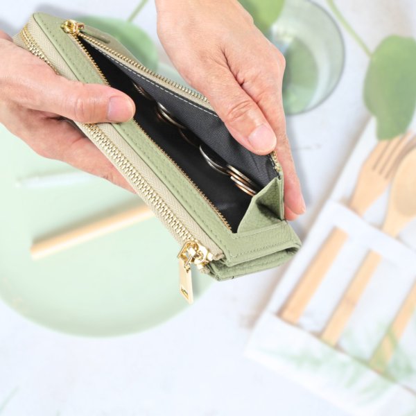 画像8: トナリノショップ LファスナーロングウォレットMyuka (8)