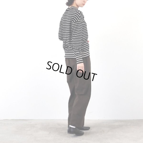 画像14: NARU / ナル ムースヤーン ハイネックボーダーニット (14)