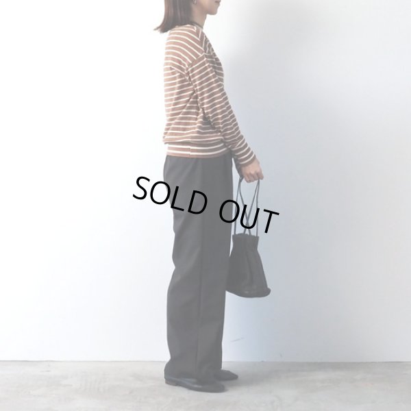 画像3: NARU / ナル ムースヤーン ハイネックボーダーニット (3)