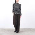 画像12: NARU / ナル ムースヤーン ハイネックボーダーニット (12)