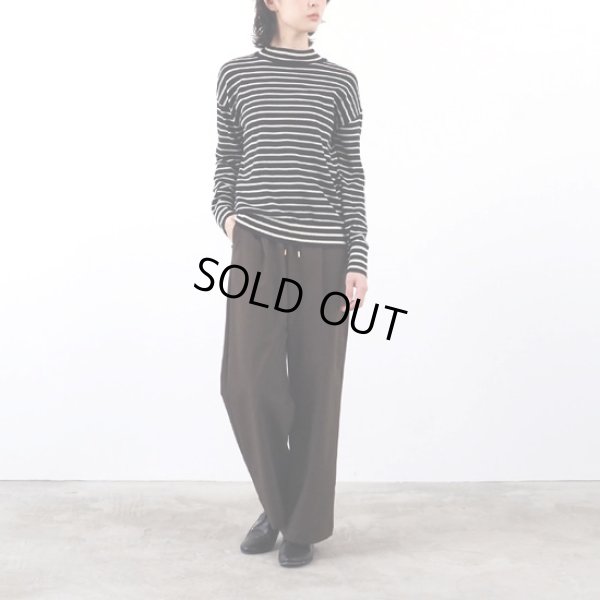 画像12: NARU / ナル ムースヤーン ハイネックボーダーニット (12)