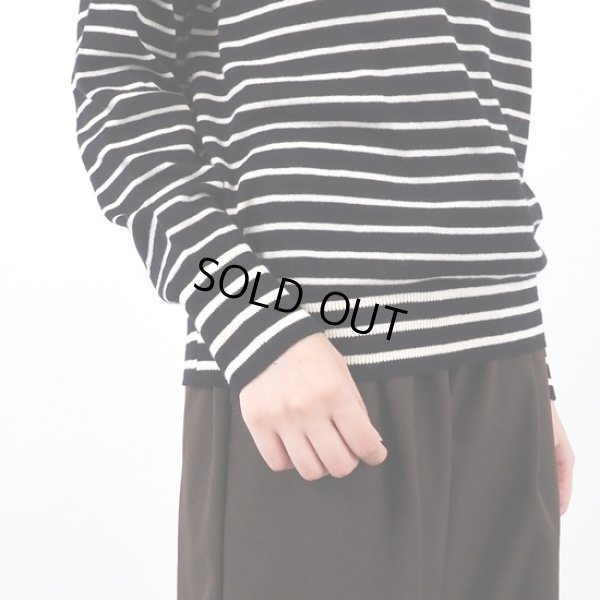 画像13: NARU / ナル ムースヤーン ハイネックボーダーニット (13)
