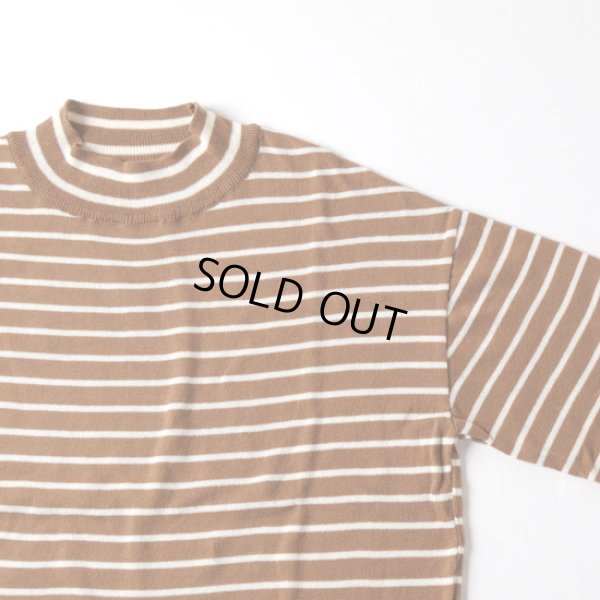 画像7: NARU / ナル ムースヤーン ハイネックボーダーニット (7)