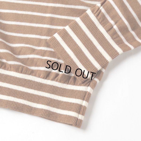 画像9: NARU / ナル ムースヤーン ハイネックボーダーニット (9)