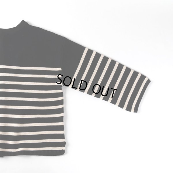 画像15: sosotto / ソソット ガーター編みパネルボーダー 2WAYカーディガン (15)