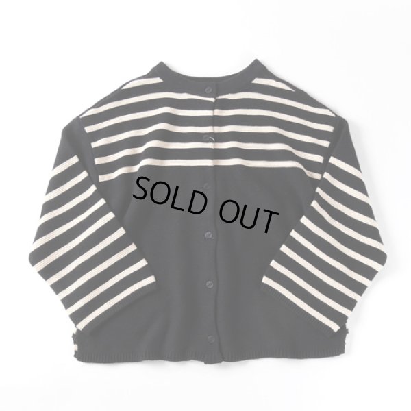 画像6: sosotto / ソソット ガーター編みパネルボーダー 2WAYカーディガン (6)