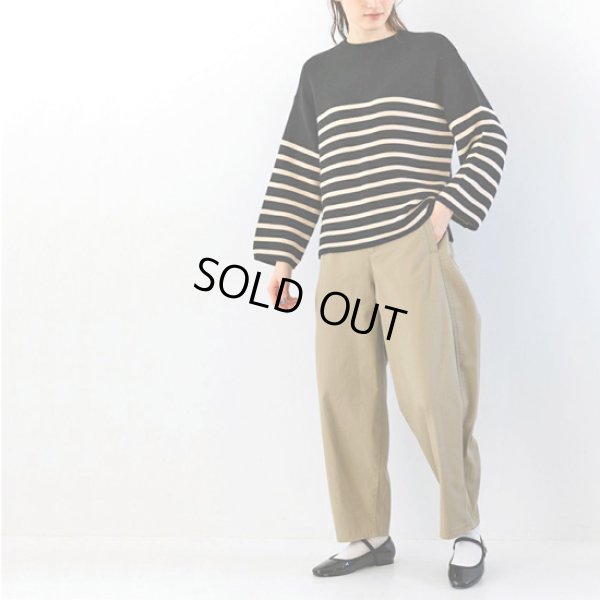 画像4: sosotto / ソソット ガーター編みパネルボーダー 2WAYカーディガン (4)