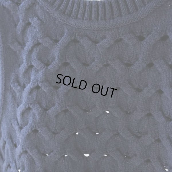 画像11: MidiUmi / ミディウミ ショートニットパターンベスト (11)