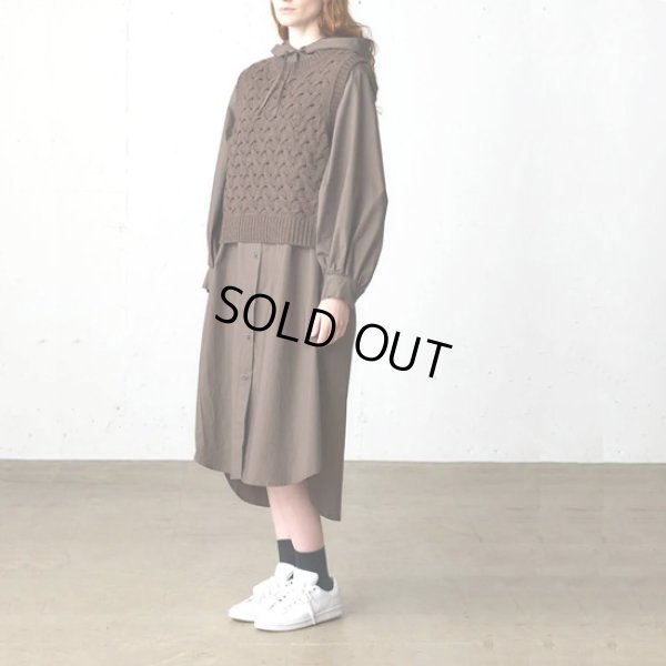 画像5: MidiUmi / ミディウミ ショートニットパターンベスト (5)