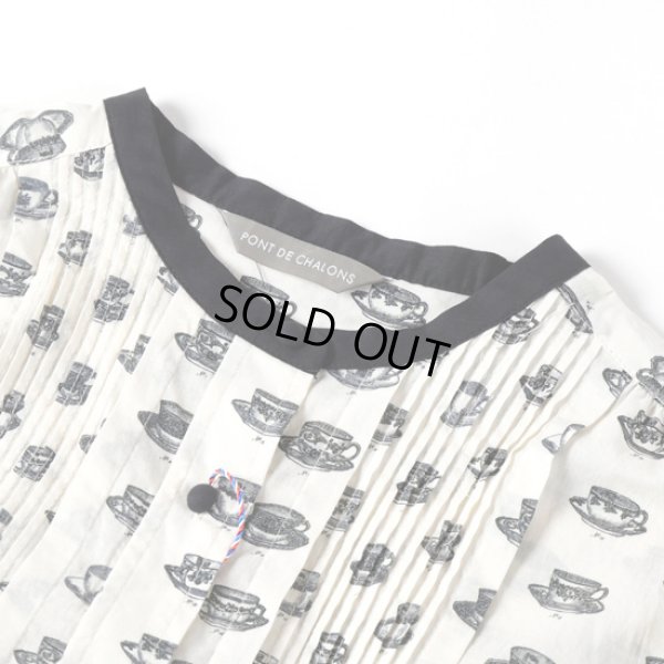 画像5: PONT DE CHALONS / ポンデシャロン ティーカッププリントブラウス (5)