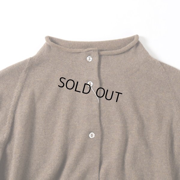 画像2: sosotto / ソソット コットンカシミア リバティボトルネックカーデ (2)