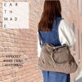 画像1: EARTH MADE / アースメイド 11POCKET INSIDE PRINT BOSTONBAG (1)