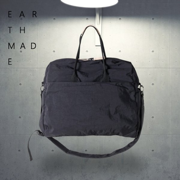 画像7: EARTH MADE / アースメイド 11POCKET INSIDE PRINT BOSTONBAG (7)