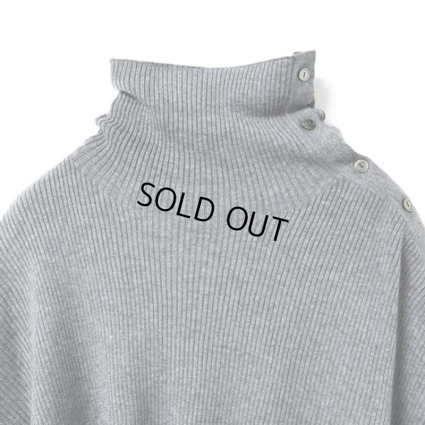 画像9: mizuiroind / ミズイロインド アシンメトリーカラー リブプルオーバー (9)