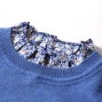 画像4: sosotto / ソソット コットンカシミア リバティフリルカラープルオーバー (4)