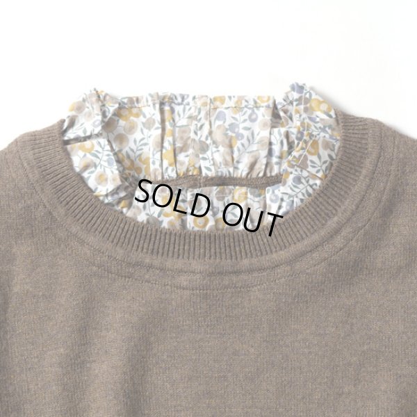 画像9: sosotto / ソソット コットンカシミア リバティフリルカラープルオーバー (9)