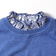画像2: sosotto / ソソット コットンカシミア リバティフリルカラープルオーバー (2)