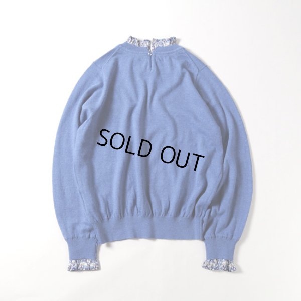 画像7: sosotto / ソソット コットンカシミア リバティフリルカラープルオーバー (7)