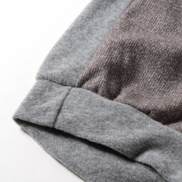 画像9: prit / プリット エアブラシニット×トライスピンループツイード切替 ニットライクプルオーバー (9)