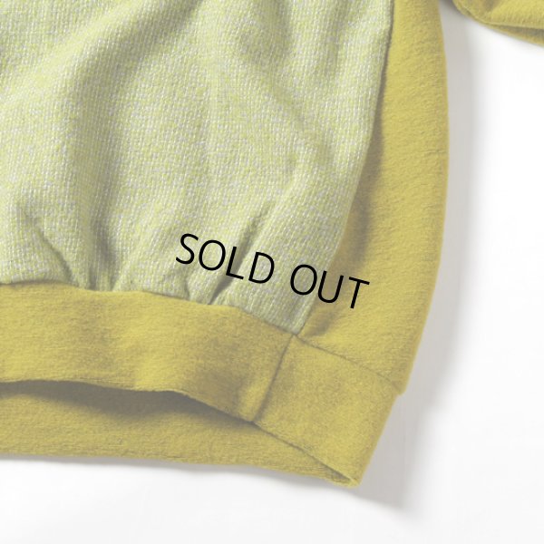 画像5: prit / プリット エアブラシニット×トライスピンループツイード切替 ニットライクプルオーバー (5)