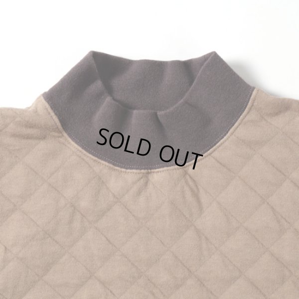 画像2: NATURAL LAUNDRY / ナテュラルランドリー キルト リブモックプルオーバー (2)