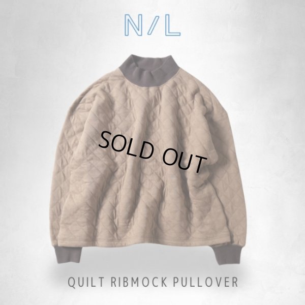 画像1: NATURAL LAUNDRY / ナテュラルランドリー キルト リブモックプルオーバー (1)