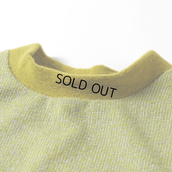 画像3: prit / プリット エアブラシニット×トライスピンループツイード切替 ニットライクプルオーバーベスト (3)