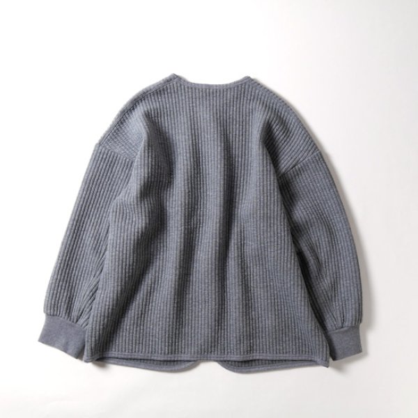 画像8: prit / プリット コールキルト VネックZIPカーディガン (8)